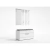 Armário superior para entrada e shop GAR OPAL BIEL — branco, 1 porta de abrir
