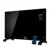Carruzzo Q20F1 Aquecedor de vidro preto