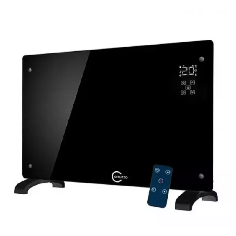 Carruzzo Q20F1 Aquecedor de vidro preto