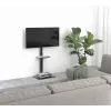 Suporte de chão para TV GEMBIRD TVS-55T-02 para televisores de 32–55 polegadas, aço, altura 600 mm, VESA 100x100–400x400, carga máxima 35 kg