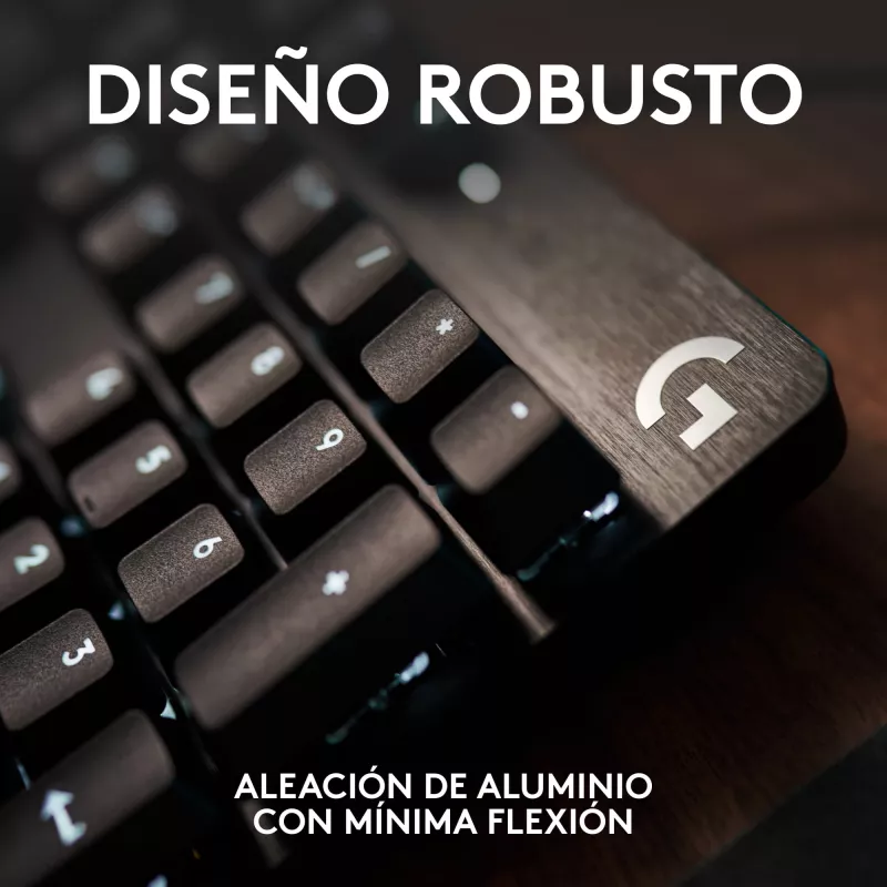 Logitech G G413 TKL SE, com fios, USB, interruptor mecânico, QWERTZ, LED, Preto