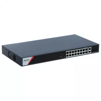 Switch Hikvision 16 portas Gigabit Smart POE