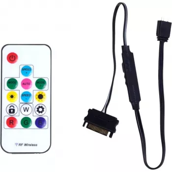 Conjunto de controlo ARGB remoto, telecomando preto, LQZ.ARGB_SET