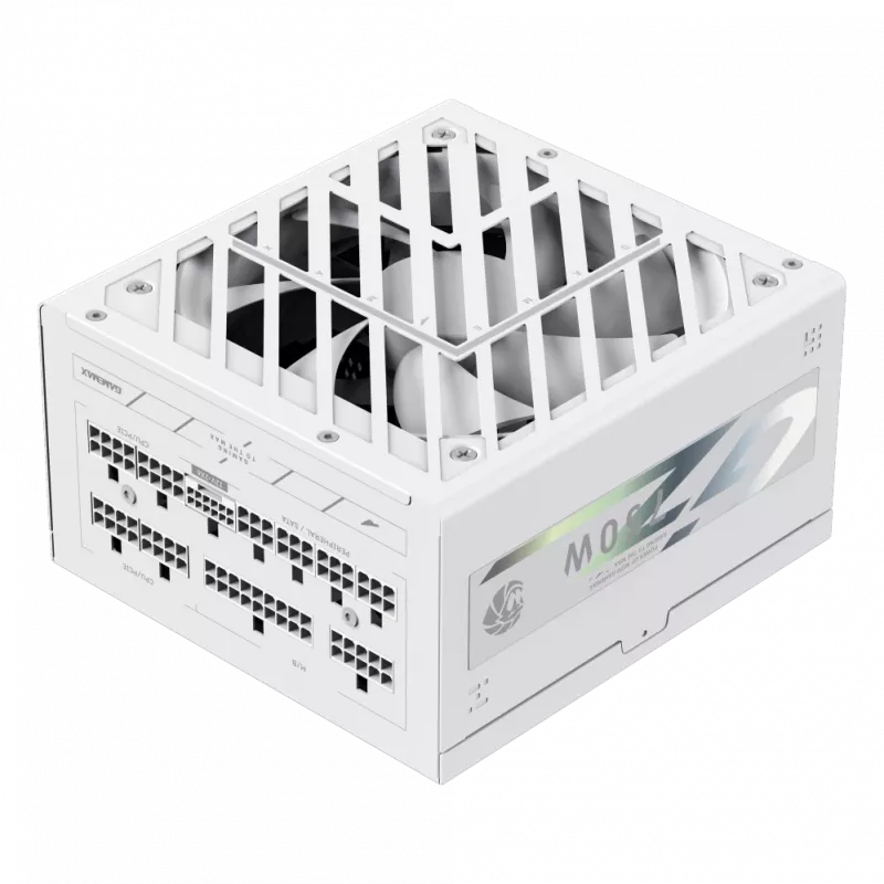 Fonte de alimentação Gamemax, 80 PLUS, Gold | GZ 750G WH | 750 W