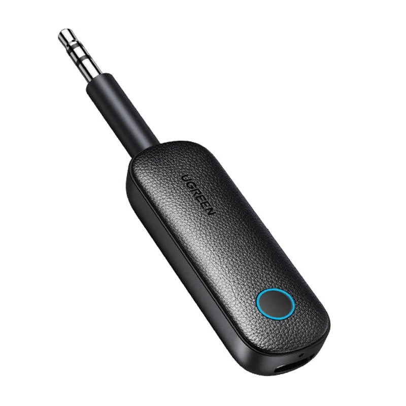 Recetor/transmissor Bluetooth UGREEN CM403 – jack 3,5 mm, Bluetooth 5.0, bateria 145 mAh, preto