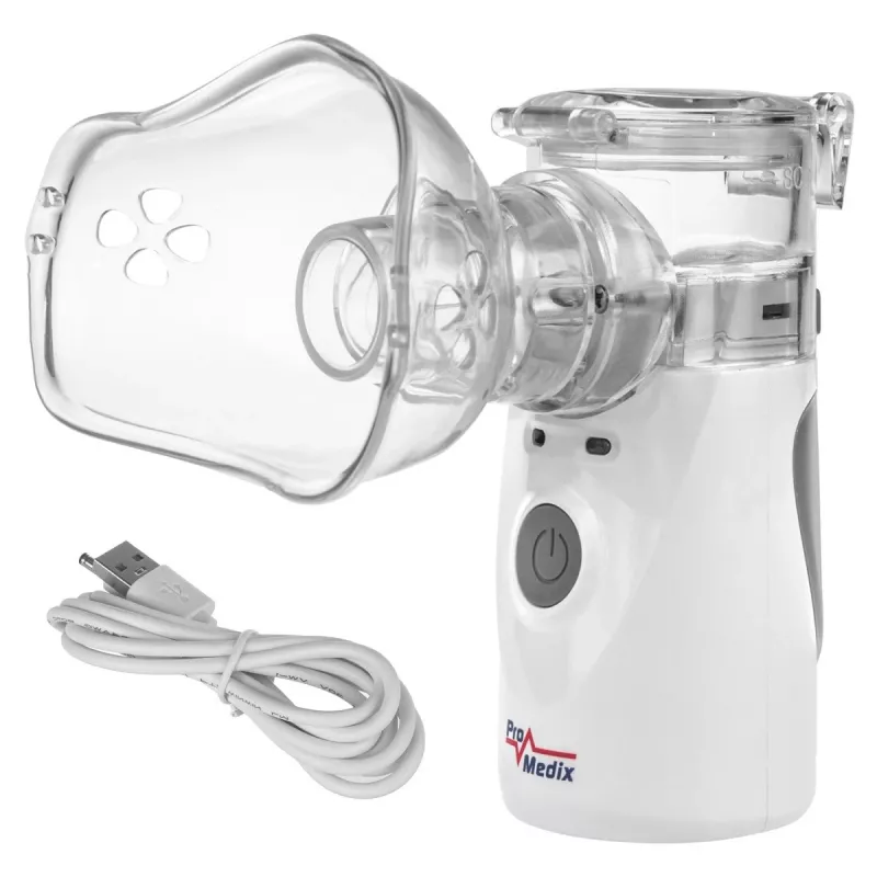 Nebulizador portátil Mesh ProMedix PR-835 Nebulizador USB, nebulizador portátil a bateria