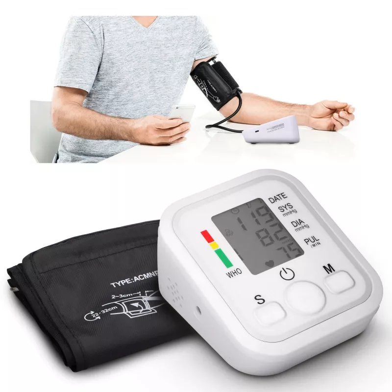 Medidor de tensão arterial de braço Extralink Smart Life K-4S, branco