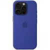 Capa de silicone Apple iPhone 16 Pro MagSafe ultramarino