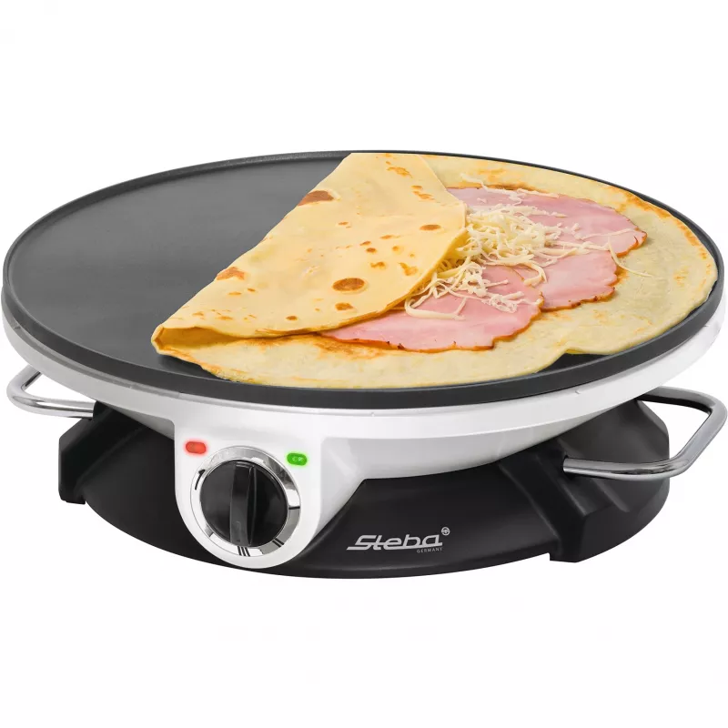 Steba CR 32 - placa para crepes - 1,2 kW - preto/branco