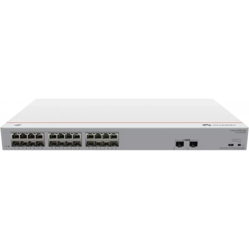 HUAWEI eKit S110 Série S110-24LP2SR não gerido L2 Gigabit Ethernet (10/100/1000) Power over Ethernet (PoE) 1U cinzento