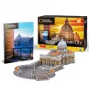 Puzzle 3D Cubicfun Basílica de São Pedro modelo 306-DS0997H, peças de cartão, modelo à escala montado