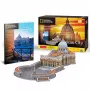 Puzzle 3D Cubicfun Basílica de São Pedro modelo 306-DS0997H, peças de cartão, modelo à escala montado