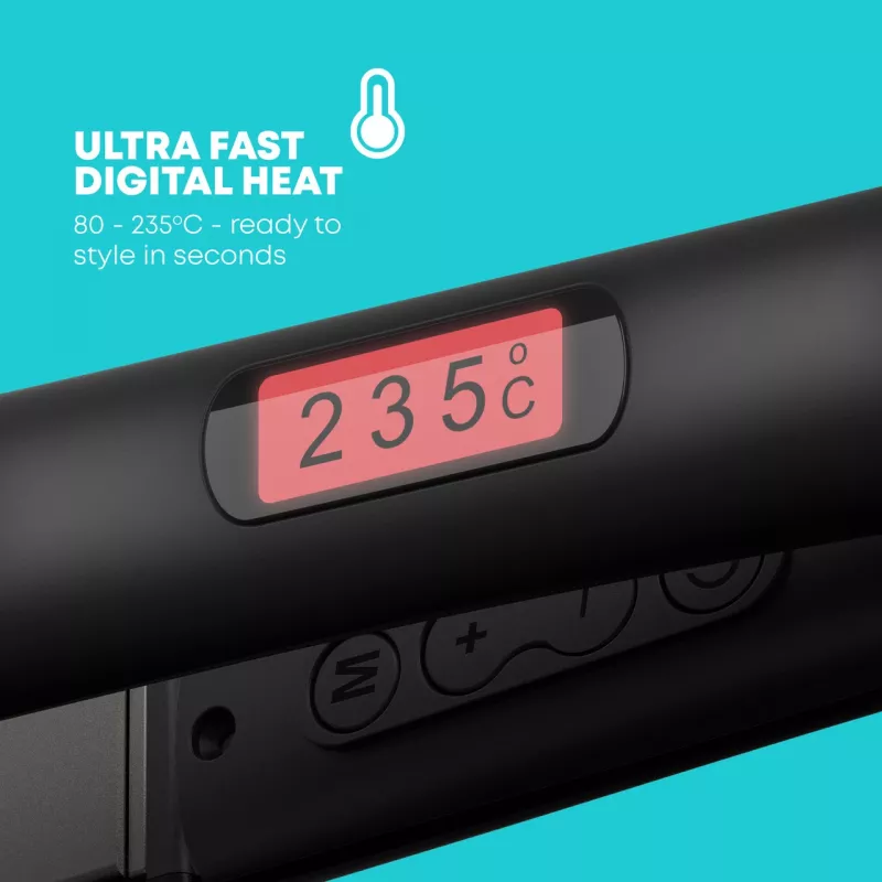 Alisador de cabelo Revamp ST-1000-EU com controlo digital e placas de cerâmica