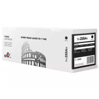 Toner TB compatível com HP CE255A 100% novo, preto