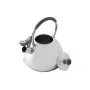 Chaleira Maestro MR-1323 — aço inoxidável, 2,5 L, apito com tampa rebatível, pega em silicone frio