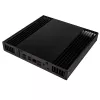 Akasa Plato TN - Ultra Small Form Factor (USFF) - PC - preto - alumínio - escritório doméstico - Kensington