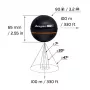 Sonda de peixe portátil Deeper Smart Sonar PRO+ 2 sonar 675 kHz, alcance 100 m, 65×65×65 mm, Li‑Ion 950 mAh