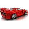 LEGO Speed Champions Ferrari F40 Supercarro – carro de brinquedo de construção para meninos e meninas a partir dos 9 anos com minifigura de condutor, decoração de quarto de criança