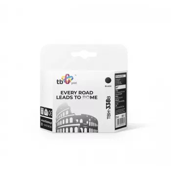 Tinta TBH-338B (HP N.º 338 - C8765EE) preto recondicionada