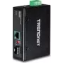 TRENDnet TI-UF11SFP - Conversor de suporte - GigE - 10Base-T, 100Base-TX, 1000Base-T - RJ-45 / SFP (mini-GBIC) - até 40 km