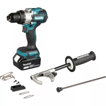 Berbequim aparafusador sem fios Makita DHP492Z 18 V a bateria, motor sem escovas, 2 velocidades, mandril 13 mm
