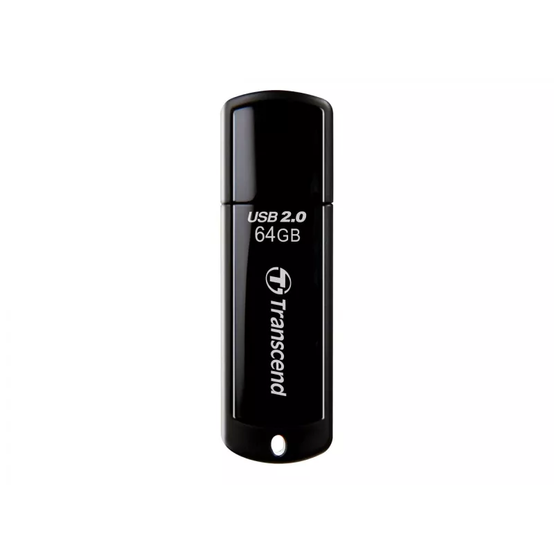 Pen drive USB Transcend JetFlash 350 64GB, USB 2.0, Preto