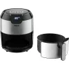 Fritadeira de ar quente Tefal Easy Fry EY401D Single 4,2 L Autónoma 1500 W preto, aço inoxidável