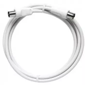 Cabo coaxial Axing BAK 200-80 2 m IEC branco