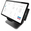 Elo E-Series 3, 8 GB RAM, 128 GB SSD, WiFi, 39,6 cm (15,6 polegadas), Full HD, USB, USB-C, RS232, BT, Ethernet, Intel Celeron, sistema POS preto