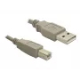 Cabo USB DeLOCK 82215 1,8 m USB A USB B cinzento