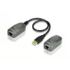 Extensor USB 2.0 ATEN sobre Cat5e/6 (60 m), 31 mm, 63 mm, 21,9 mm, 170 g, 40 g, 20 g