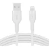 Cabo Belkin Cbl Scicone USB-A LTG 2M blc Branco USB A USB C Lightning