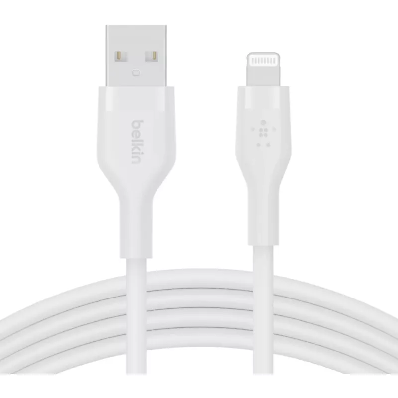 Cabo Belkin Cbl Scicone USB-A LTG 2M blc Branco USB A USB C Lightning