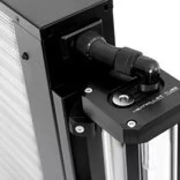 Adaptador de tubo de refrigeração Watercool MO-RA IV Heatkiller Tube Adapter – preto