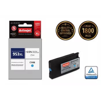 Tinta Activejet AH-953CRX (substitui HP 953XL L0S70AE; Premium; 50 ml; preto)