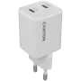 Canyon CU35CC GaN 35 W 2xPD carregador de parede, branco