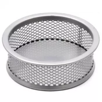 Caixa de detalhe Forpus, prateada, metal perfurado 1005-011