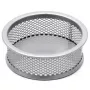 Caixa de detalhe Forpus, prateada, metal perfurado 1005-011