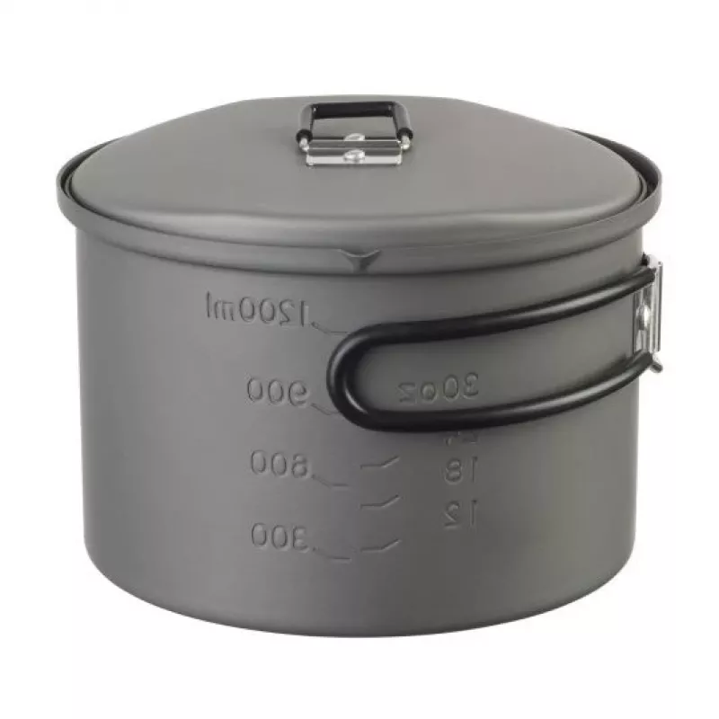 ESBIT PT1600HA panela de campismo 1,6 L alumínio, preto