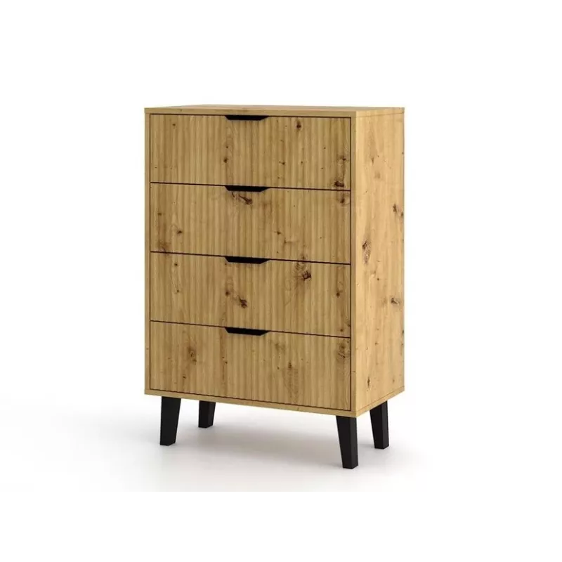 Cómoda estreita SCANDI 4S carvalho ARTISAN