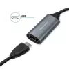 Adaptador USB-C para USB-A e HDMI 4K 30Hz QOLTEC em alumínio