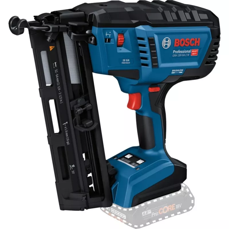 Agrafador de madeira a bateria Bosch GNH 18V-64-2 M Professional solo