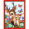 Conjunto de pintura por números Ravensburger CreArt Veado Feliz — conjunto de pintura em tela numerada