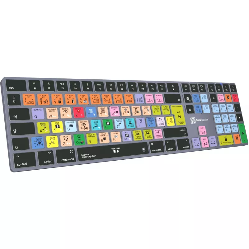 Teclado Logickeyboard LKB-LOGXP2-TM-UK Office QWERTY Inglês Full-Size