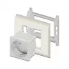 Tomada DELOCK CEE 7/3 (tipo E) branco, 250 V, 16 A, 4000 W