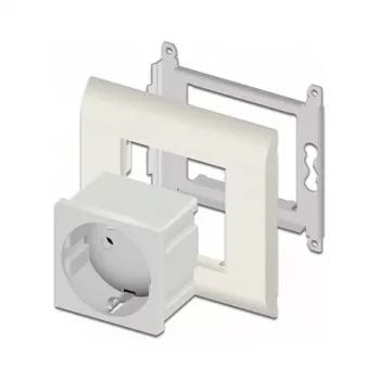 Tomada DELOCK CEE 7/3 (Type E) branco, 250 V, 16 A, 4000 W