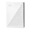 Western Digital WD My Passport 5 TB branco USB 3.0 / 2,5 polegadas, 19,15 mm / encriptação de 256 bits / WD Backup / branco (WDBPKJ0050BWT-WESN)