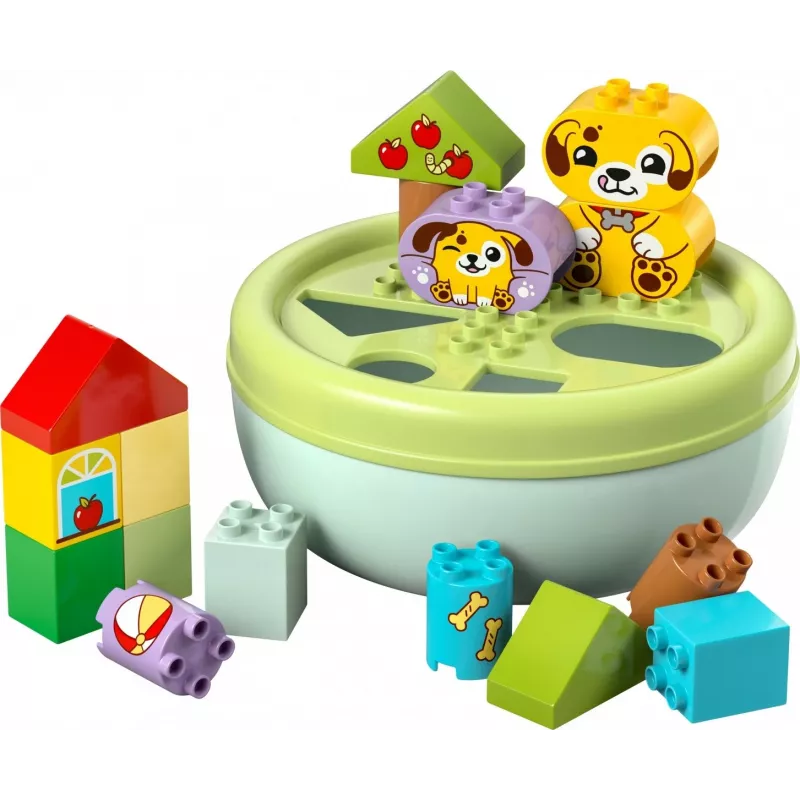 LEGO DUPLO Classificador de Formas Casa dos Cachorrinhos 10441, 17 peças, para crianças de 1½–5 anos