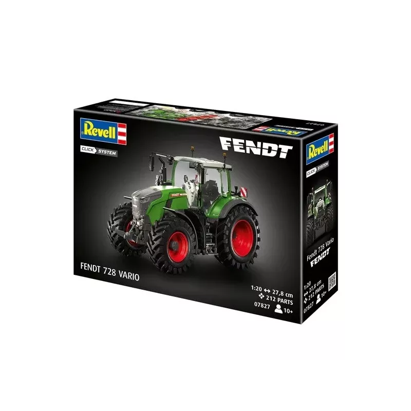 Modelo em plástico trator Fendt 728 Vario