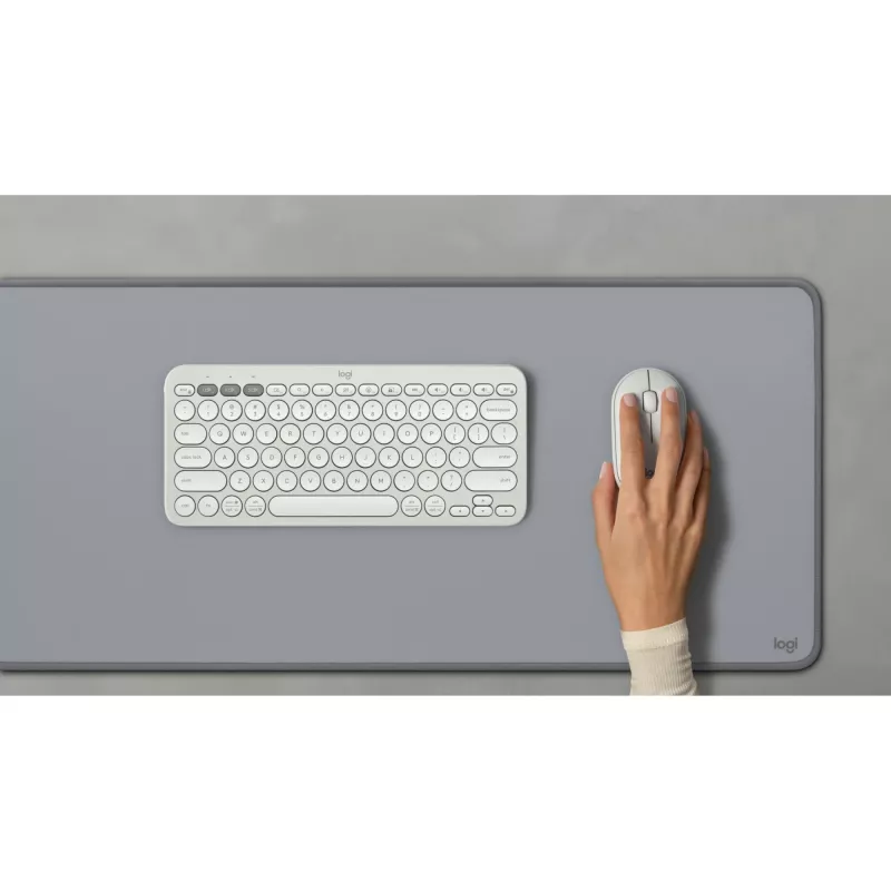 Conjunto de teclado e rato sem fios Logitech Pebble 2